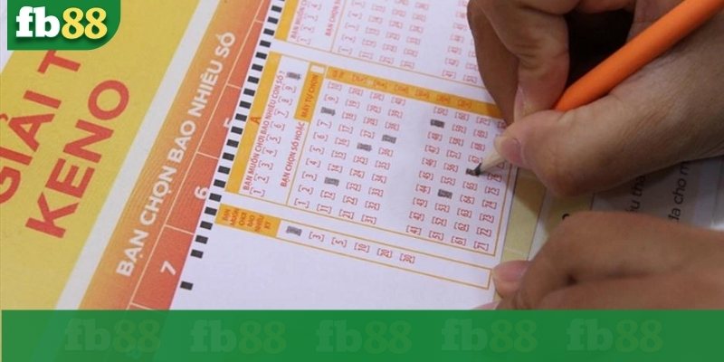 Các bước chơi cơ bản trong luật chơi Keno