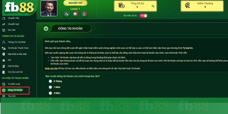 Cách xoá tài khoản FB88 mới nhất