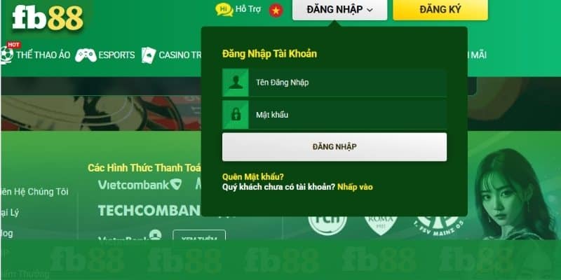 Hướng dẫn đổi mật khẩu FB88 dễ dàng